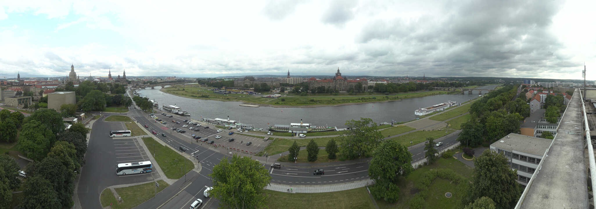Archiv Foto Webcam Dresden - Elbpanorama
