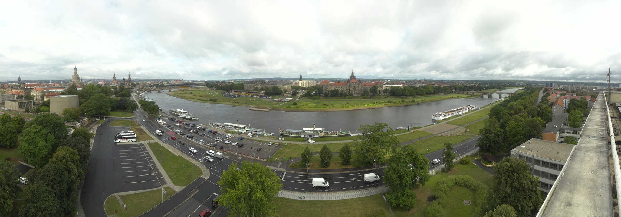 Archiv Foto Webcam Dresden - Elbpanorama