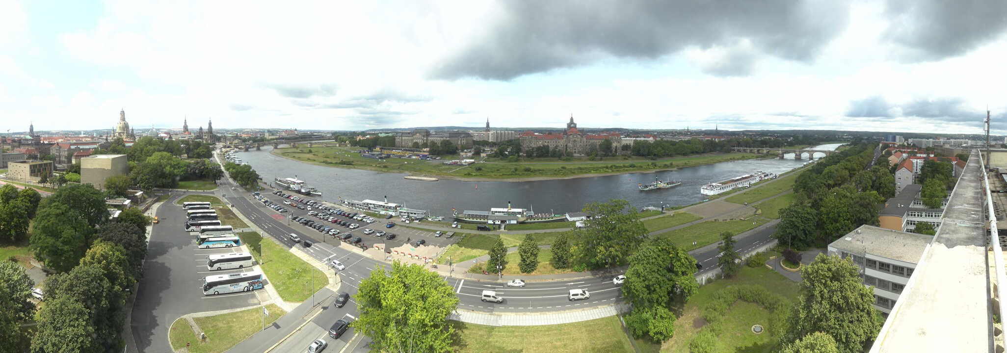 Archiv Foto Webcam Dresden - Elbpanorama