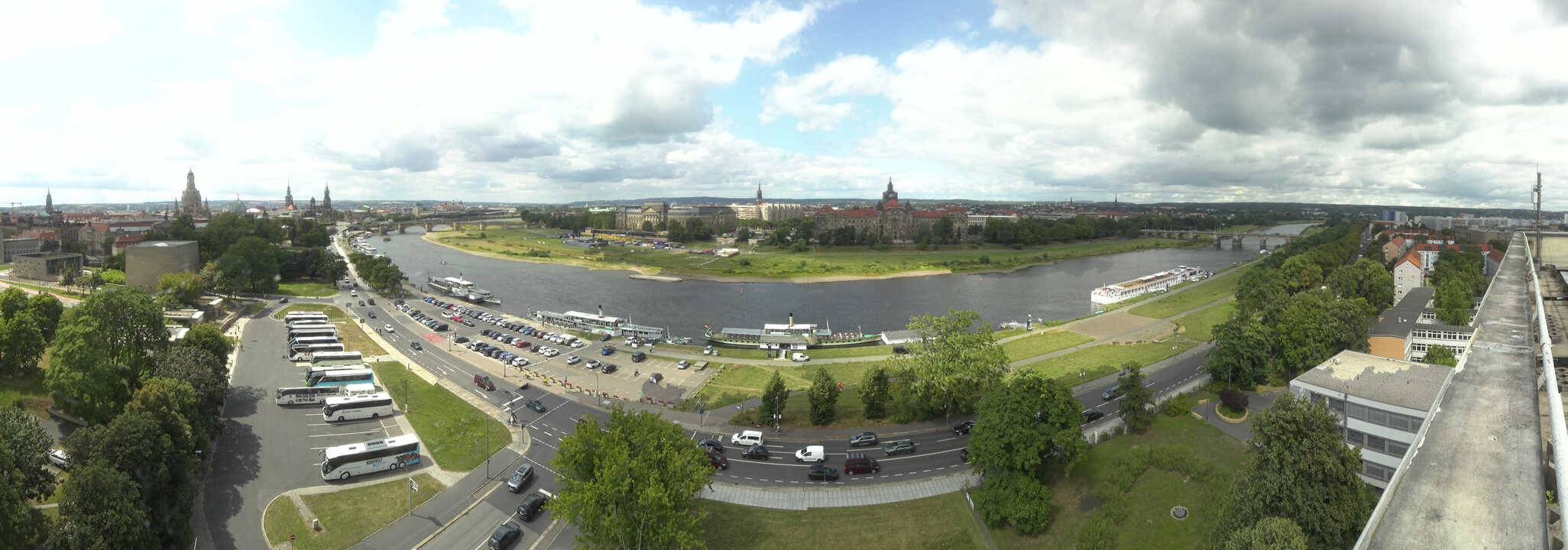 Archiv Foto Webcam Dresden - Elbpanorama