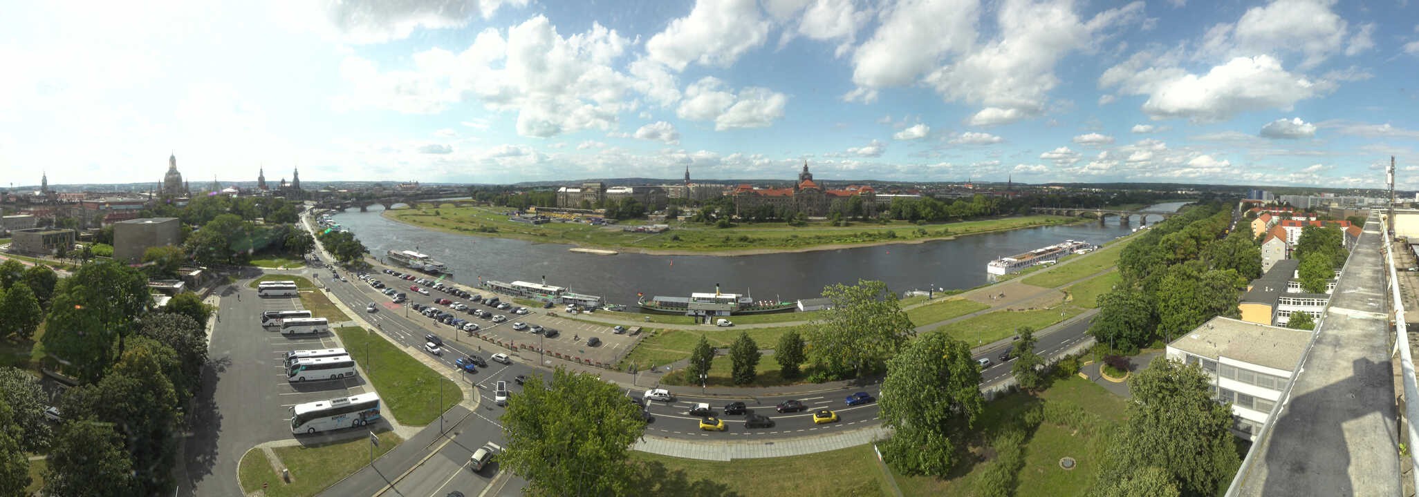Archiv Foto Webcam Dresden - Elbpanorama