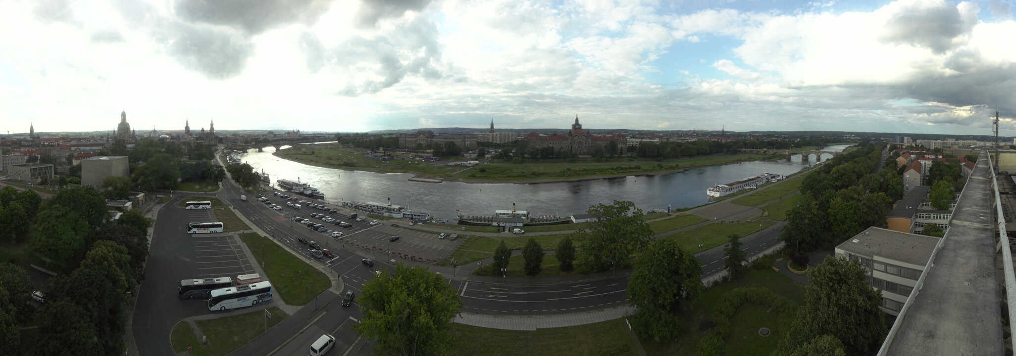 Archiv Foto Webcam Dresden - Elbpanorama