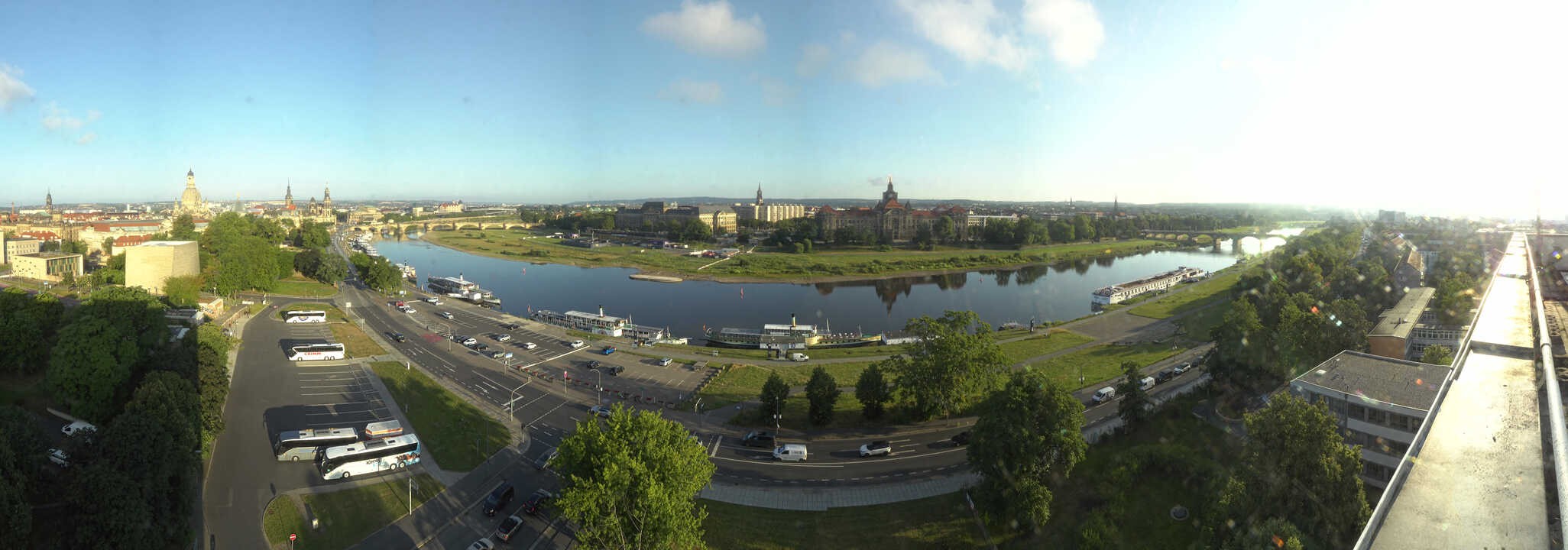 Archiv Foto Webcam Dresden - Elbpanorama