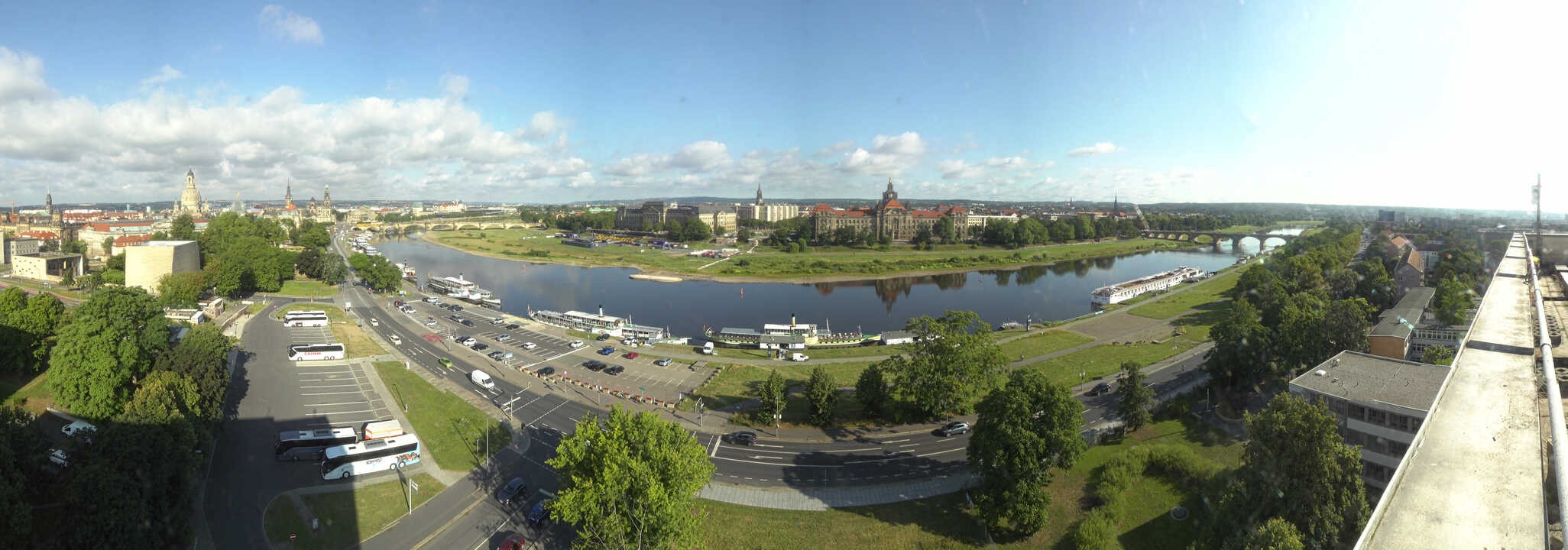 Archiv Foto Webcam Dresden - Elbpanorama