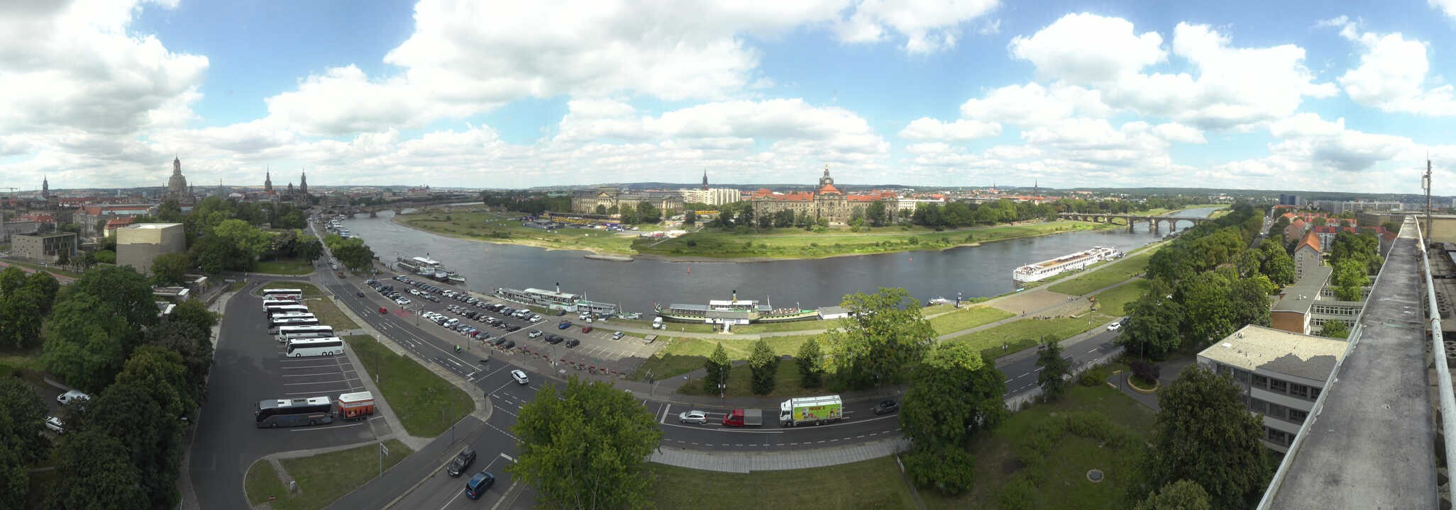 Archiv Foto Webcam Dresden - Elbpanorama