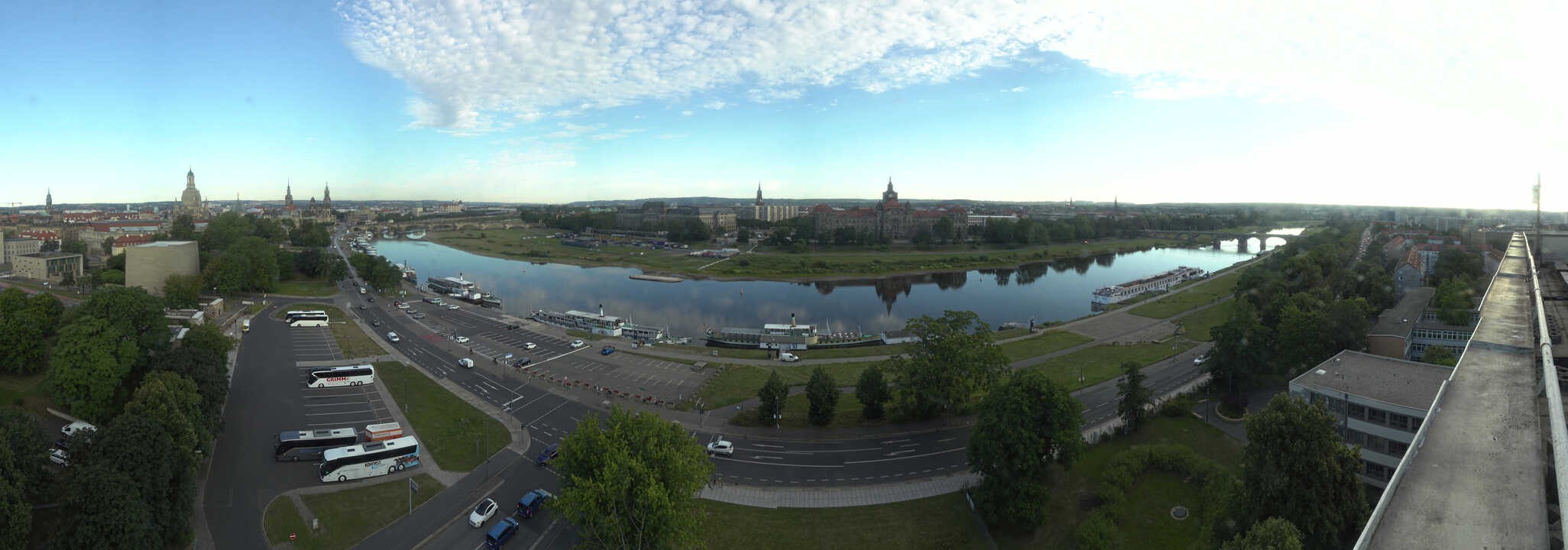 Archiv Foto Webcam Dresden - Elbpanorama
