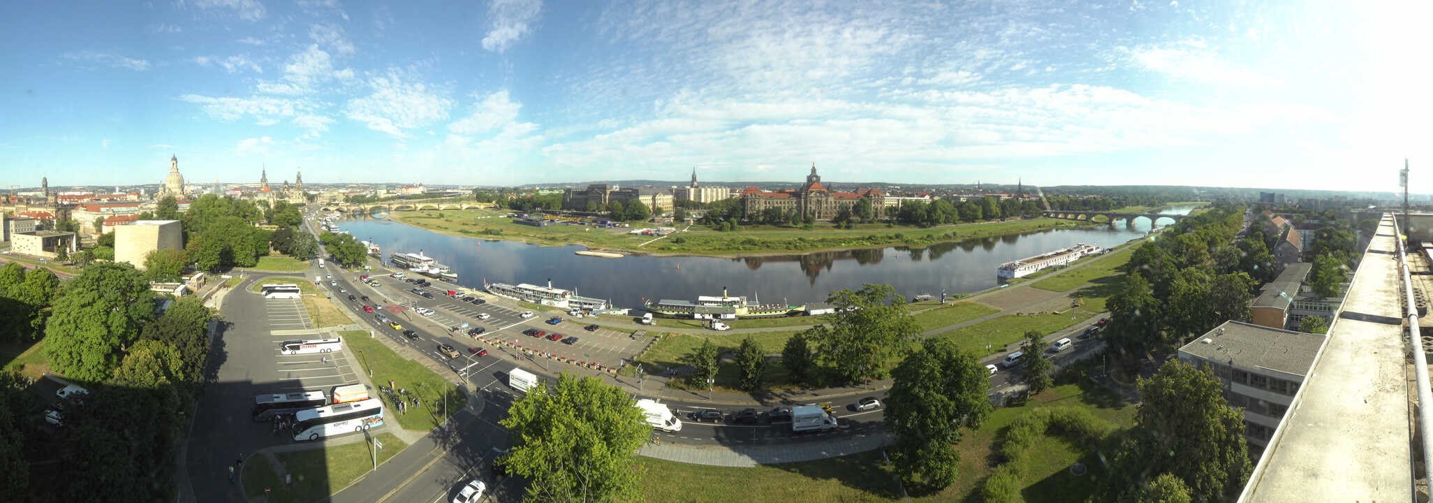 Archiv Foto Webcam Dresden - Elbpanorama