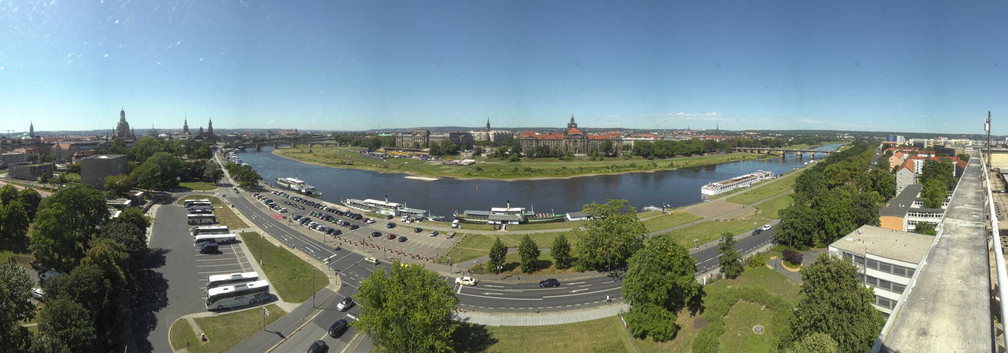 Archiv Foto Webcam Dresden - Elbpanorama