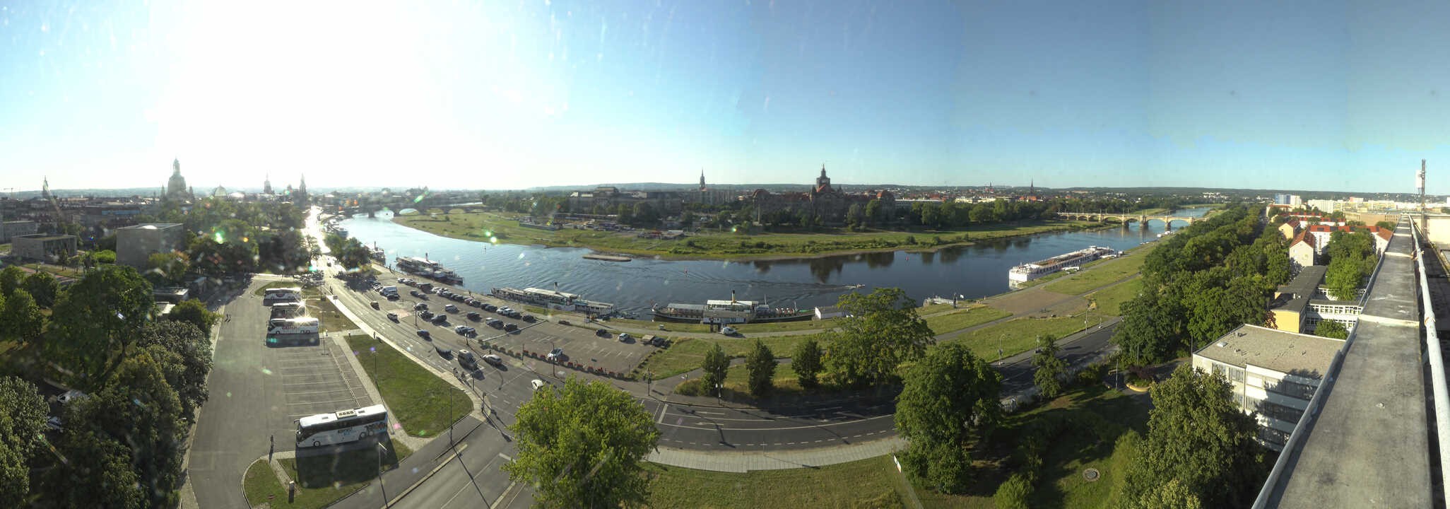 Archiv Foto Webcam Dresden - Elbpanorama