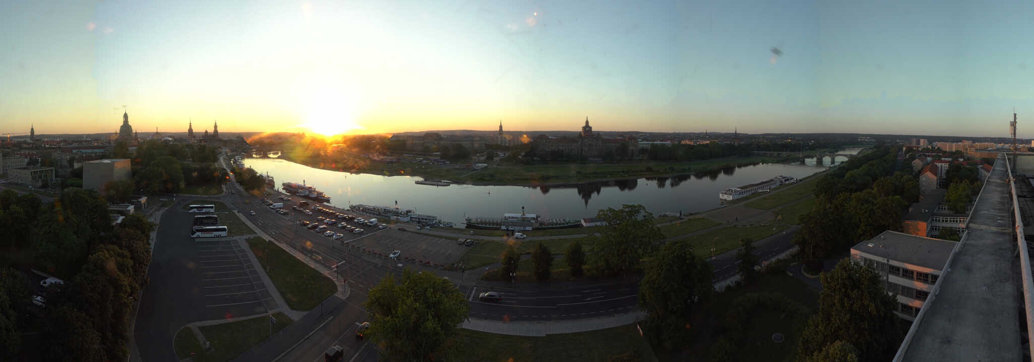 Archiv Foto Webcam Dresden - Elbpanorama