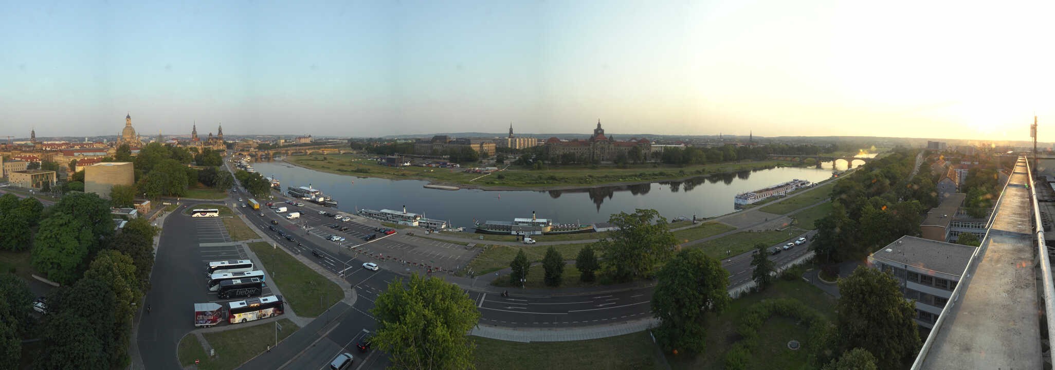 Archived image Webcam Dresden - Panoramic view of the city