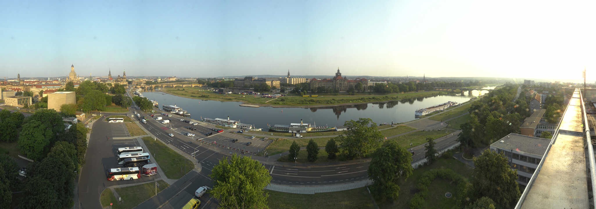 Archived image Webcam Dresden - Panoramic view of the city