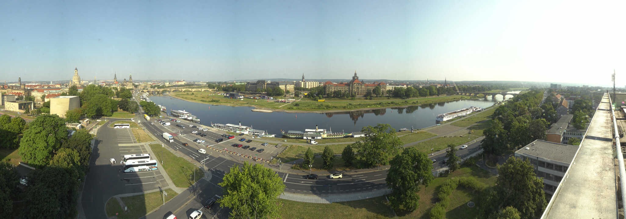Archived image Webcam Dresden - Panoramic view of the city