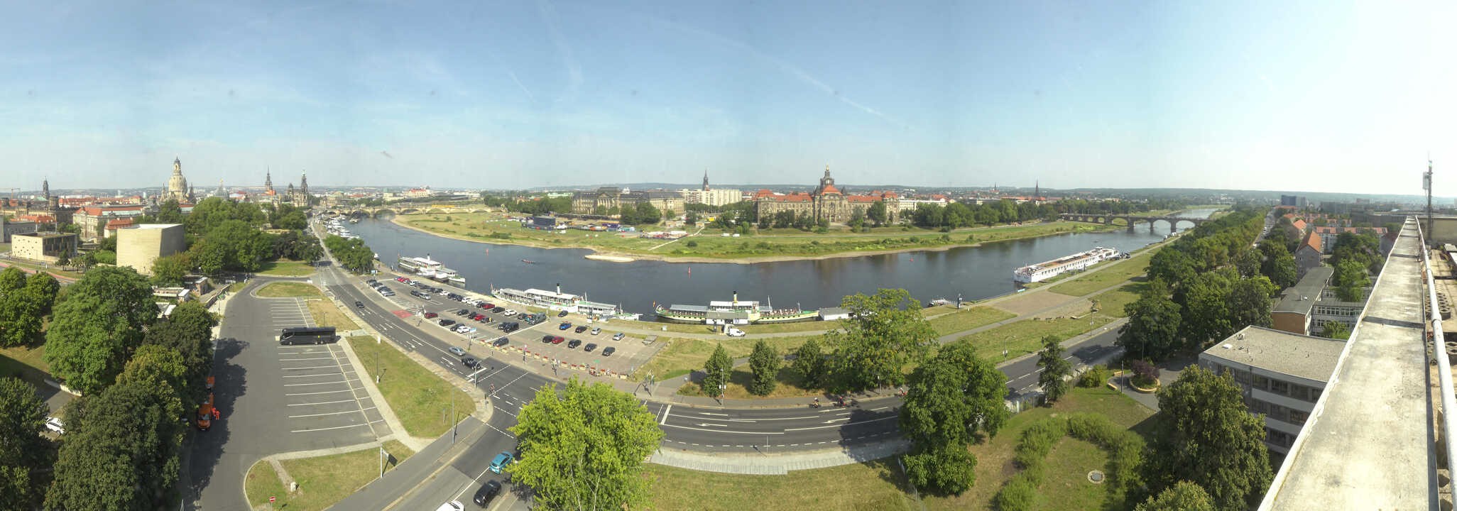 Archived image Webcam Dresden - Panoramic view of the city