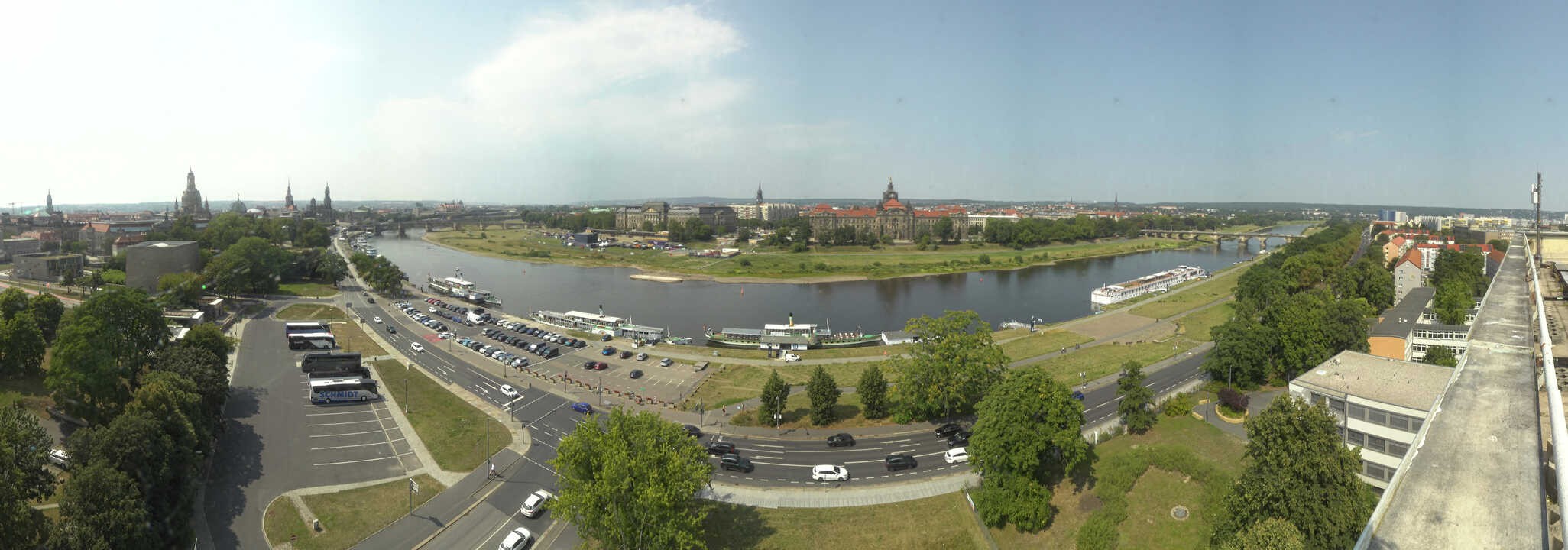Archived image Webcam Dresden - Panoramic view of the city