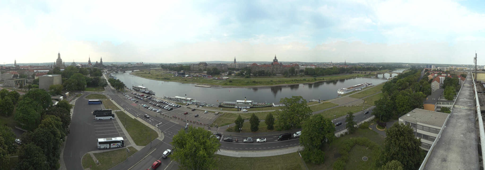 Archived image Webcam Dresden - Panoramic view of the city