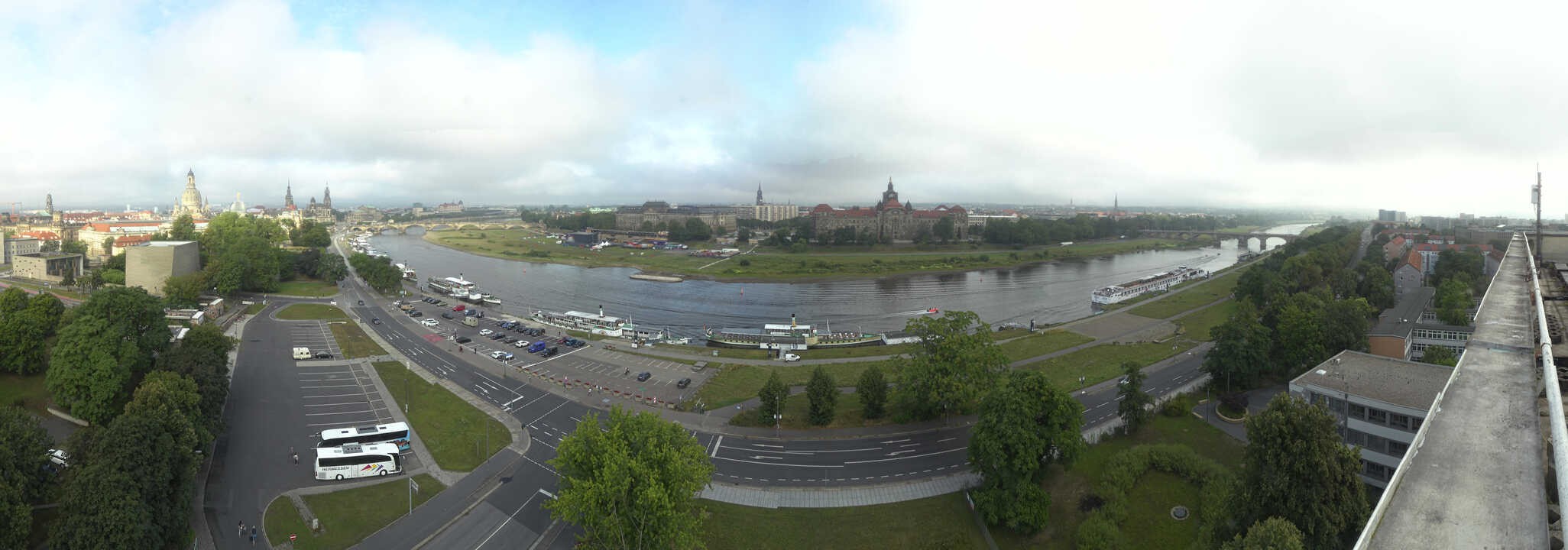 Archived image Webcam Dresden - Panoramic view of the city