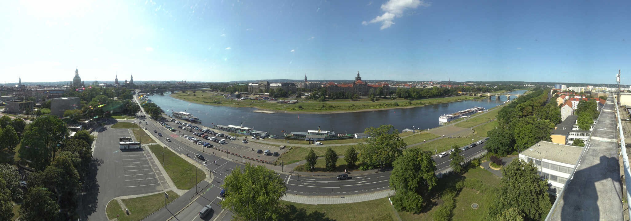 Archived image Webcam Dresden - Panoramic view of the city