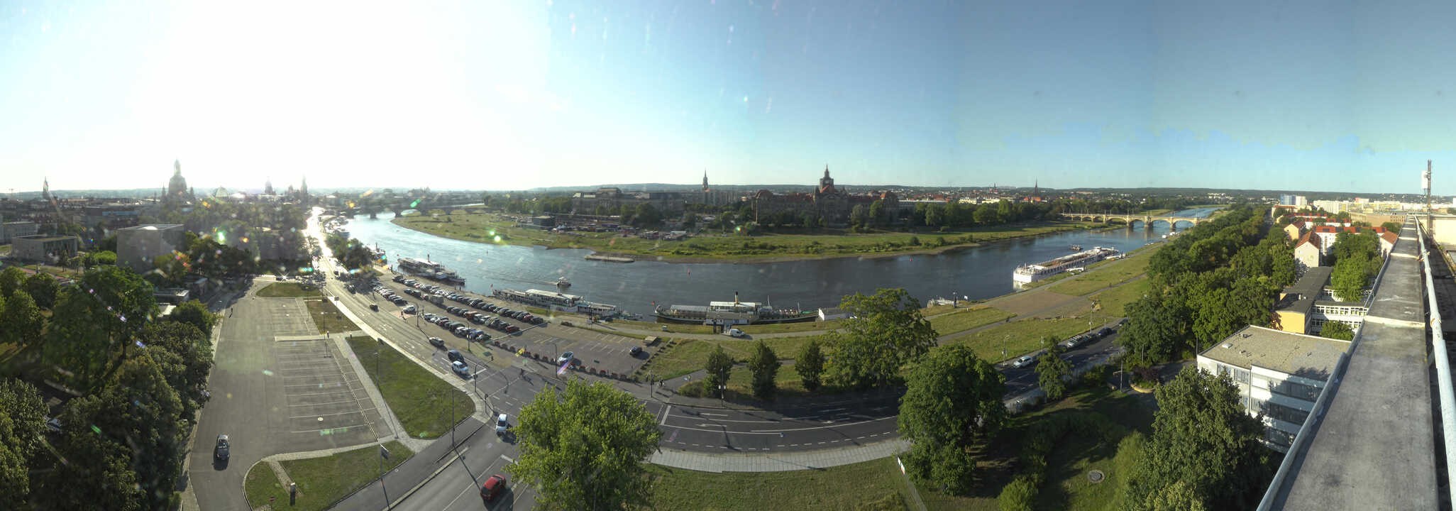 Archived image Webcam Dresden - Panoramic view of the city