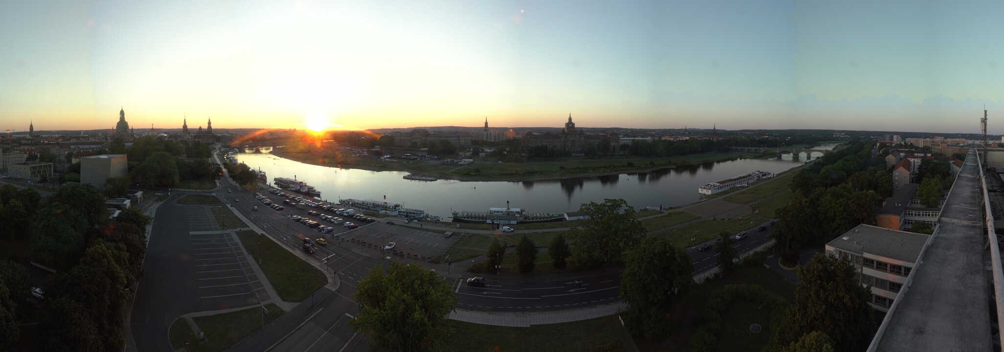 Archived image Webcam Dresden - Panoramic view of the city
