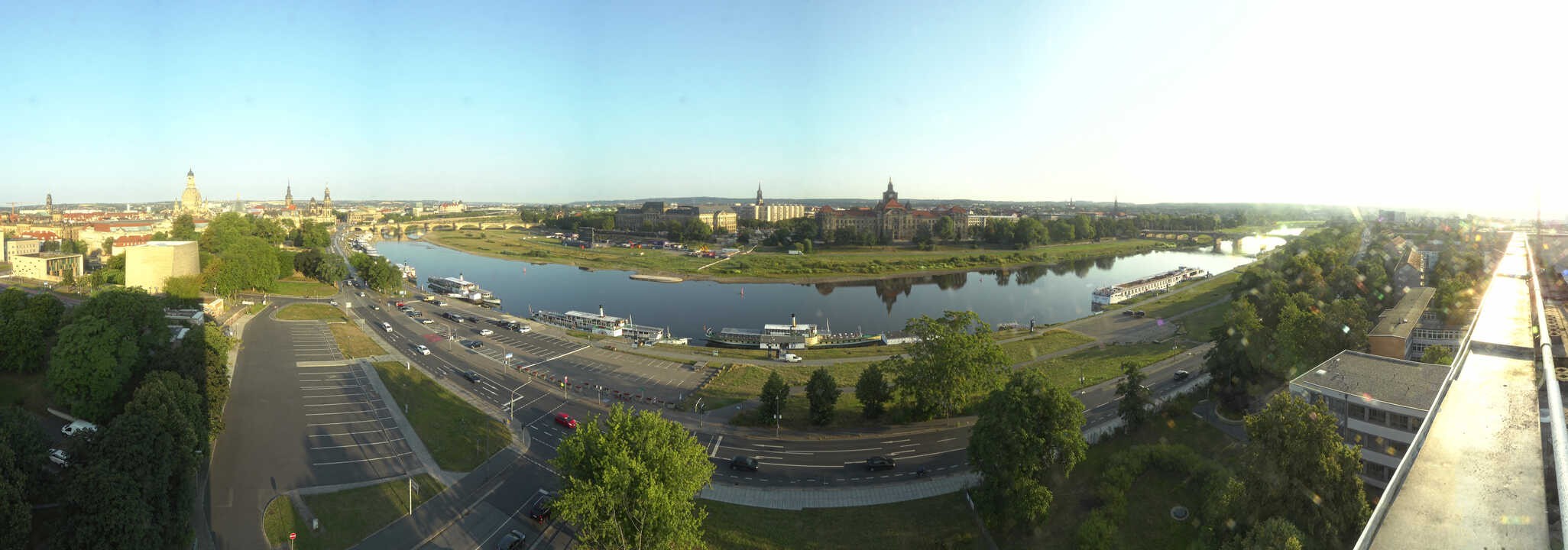 Archived image Webcam Dresden - Panoramic view of the city