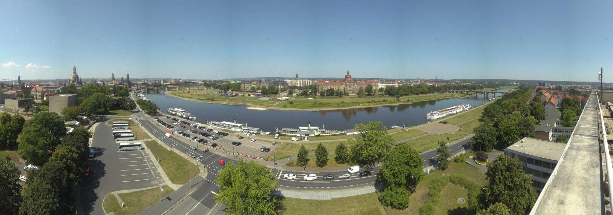Archived image Webcam Dresden - Panoramic view of the city