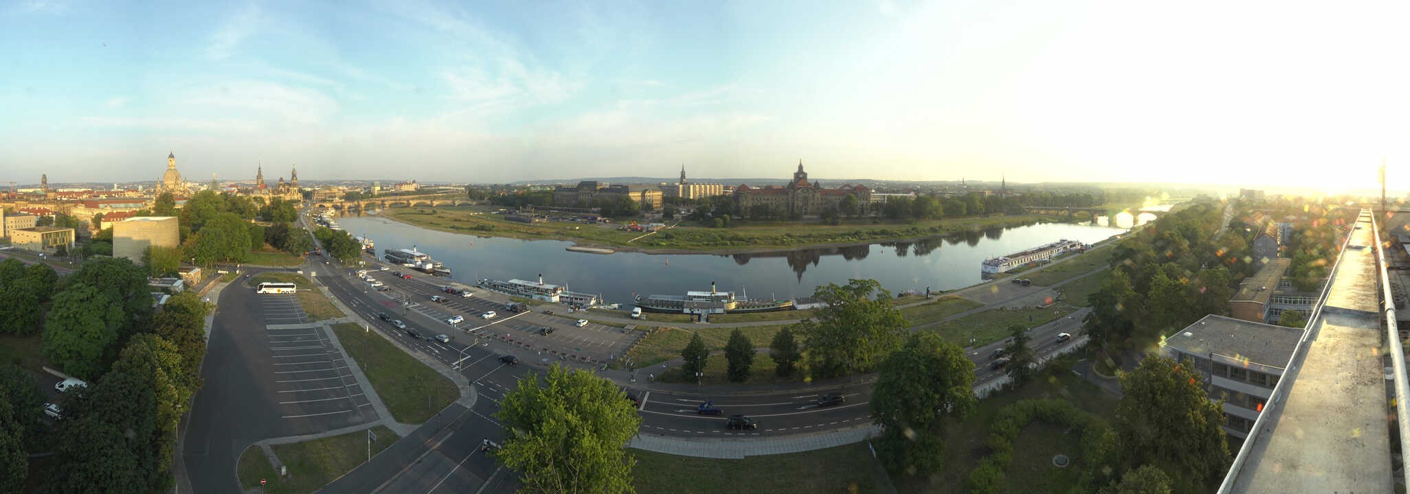Archived image Webcam Dresden - Panoramic view of the city