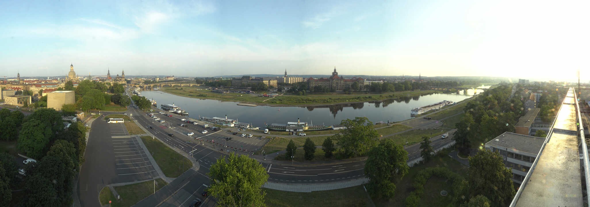 Archived image Webcam Dresden - Panoramic view of the city