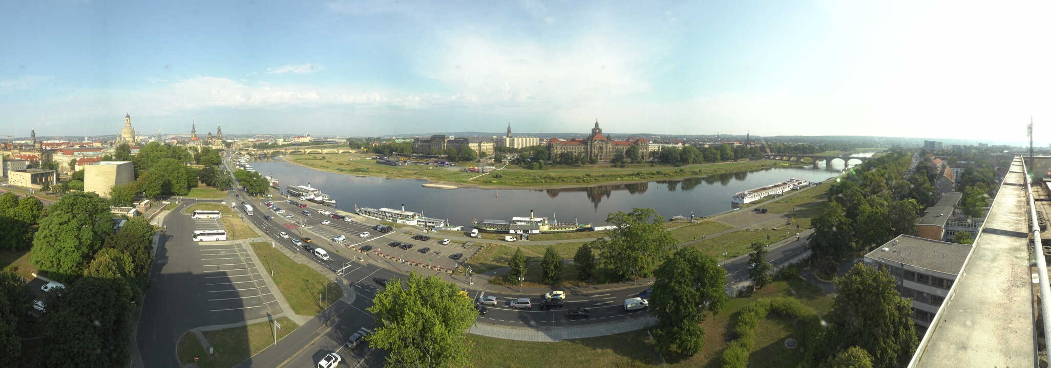 Archived image Webcam Dresden - Panoramic view of the city