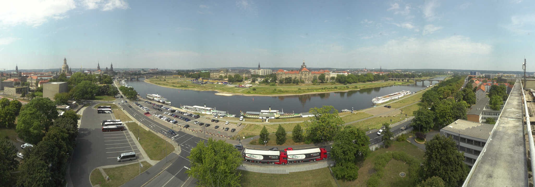 Archived image Webcam Dresden - Panoramic view of the city