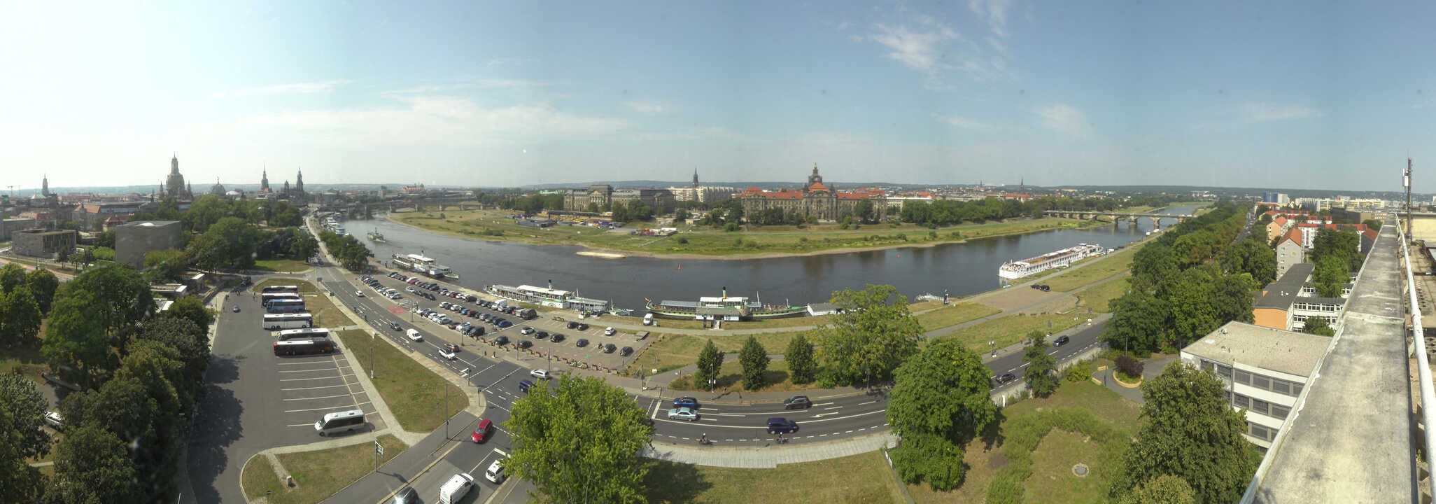 Archived image Webcam Dresden - Panoramic view of the city