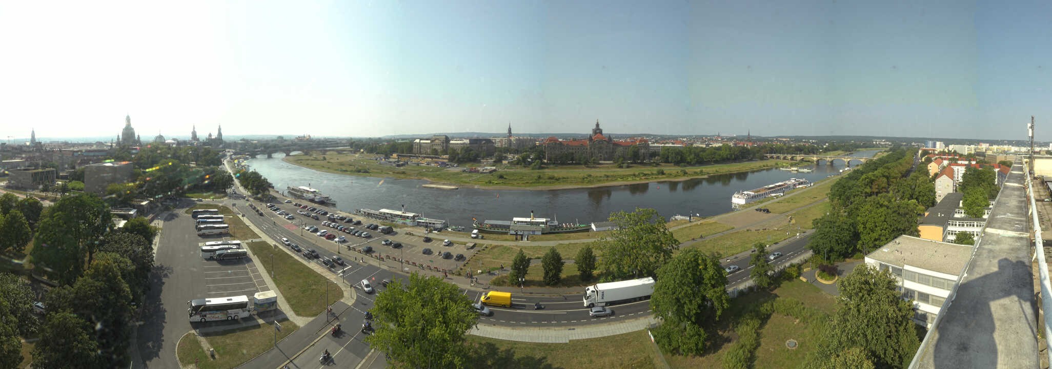Archived image Webcam Dresden - Panoramic view of the city