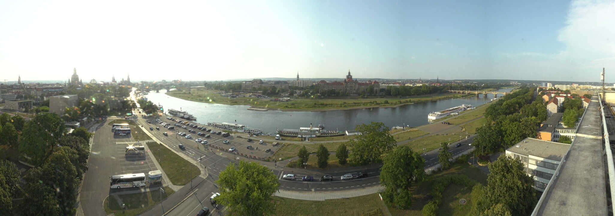 Archived image Webcam Dresden - Panoramic view of the city