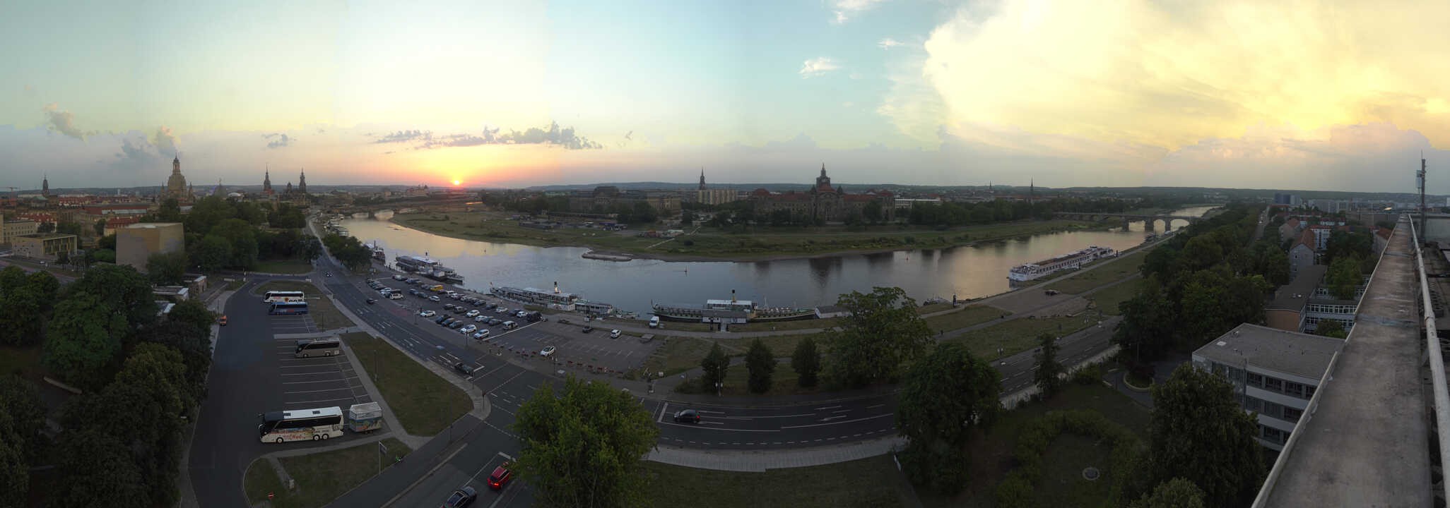Archived image Webcam Dresden - Panoramic view of the city