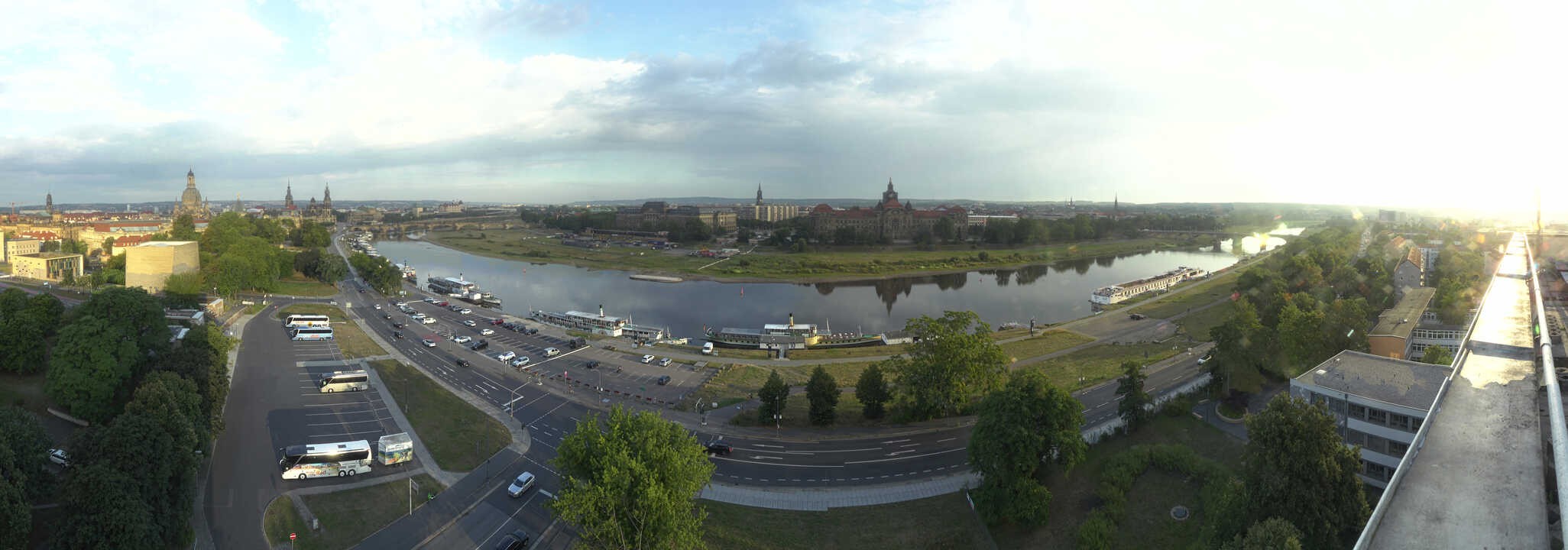 Archiv Foto Webcam Dresden - Elbpanorama