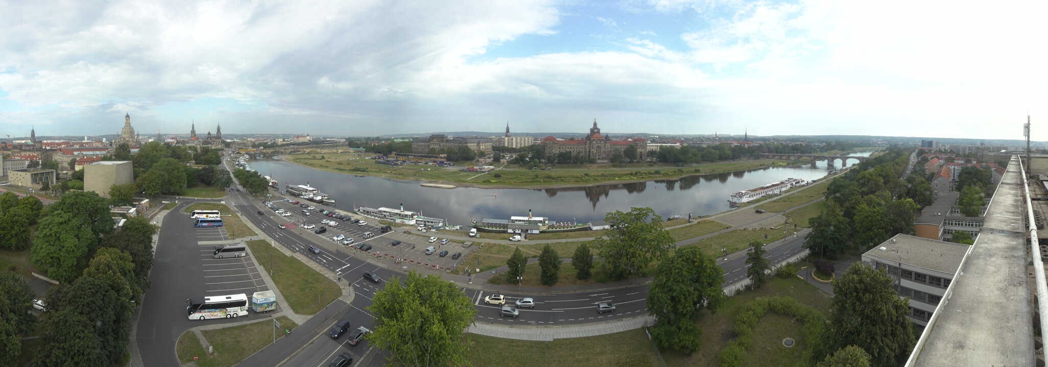 Archived image Webcam Dresden - Panoramic view of the city