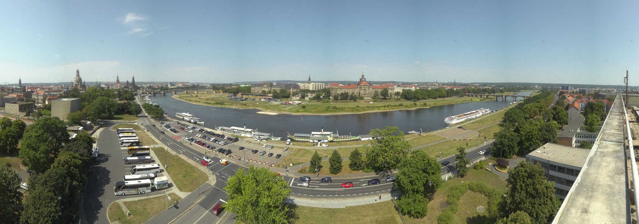Archived image Webcam Dresden - Panoramic view of the city