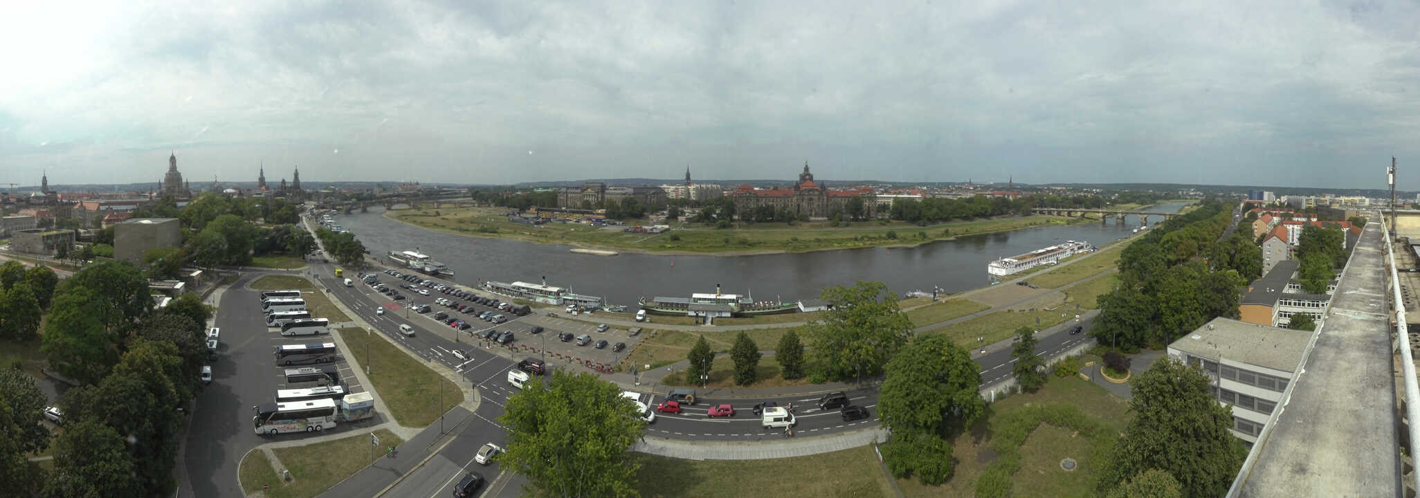 Archived image Webcam Dresden - Panoramic view of the city