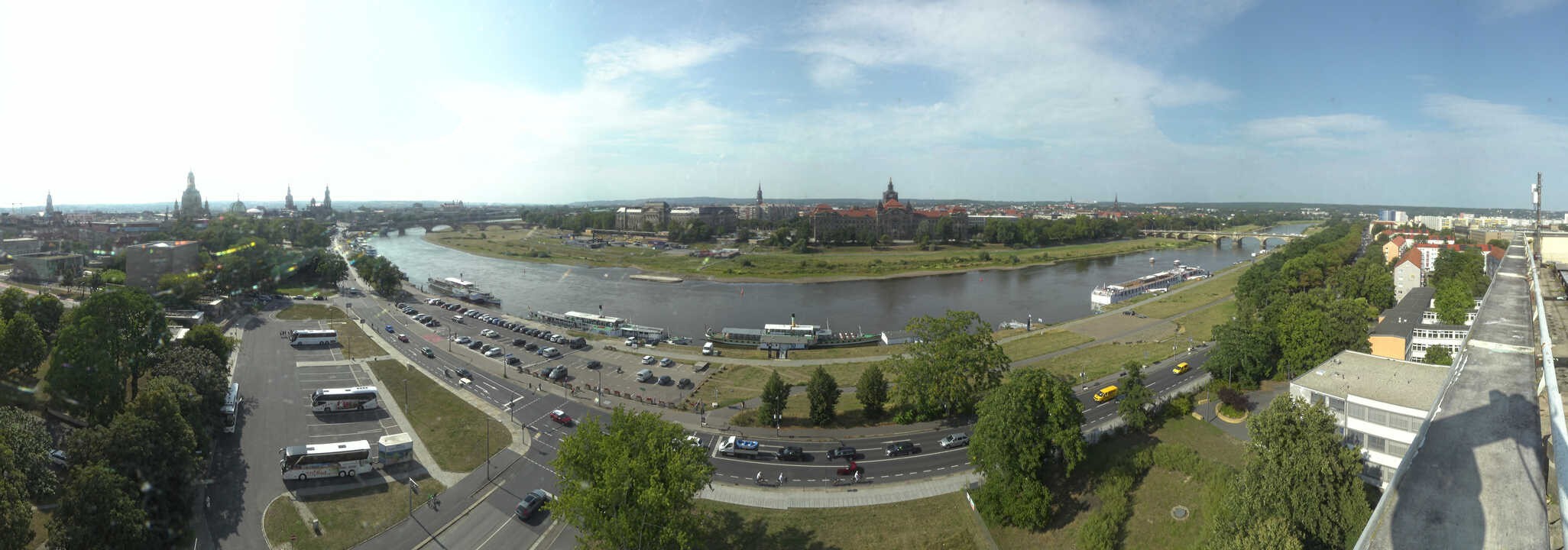 Archived image Webcam Dresden - Panoramic view of the city