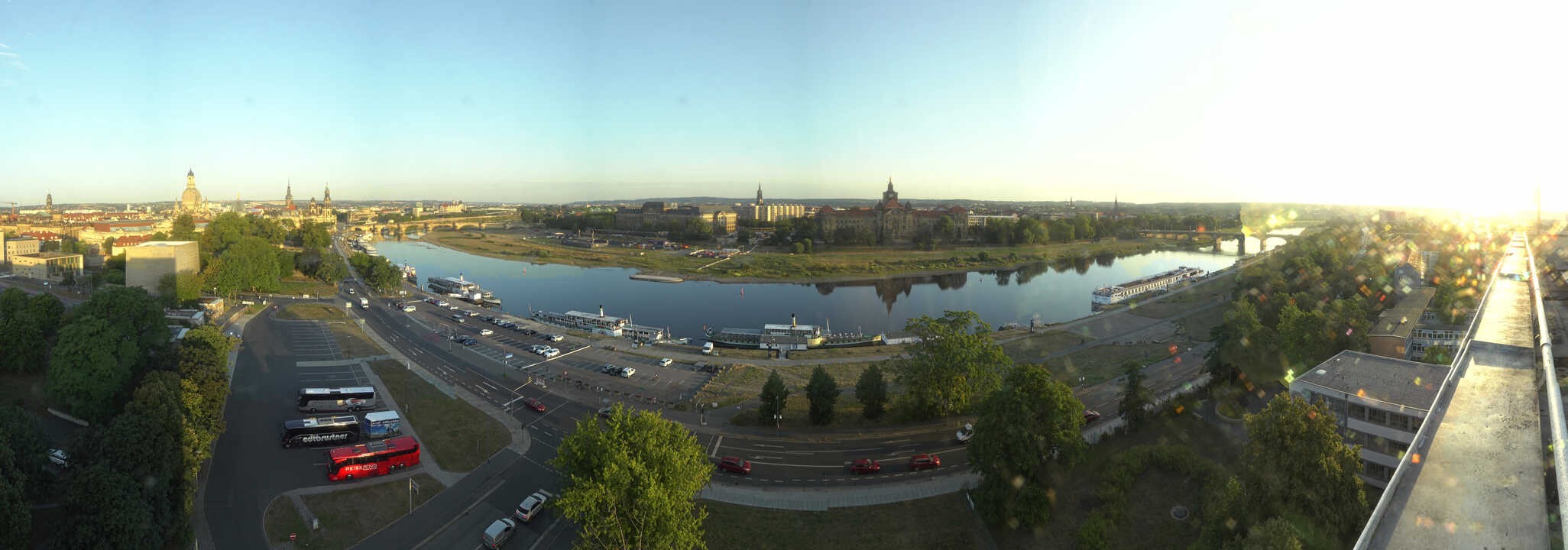 Archiv Foto Webcam Dresden - Elbpanorama