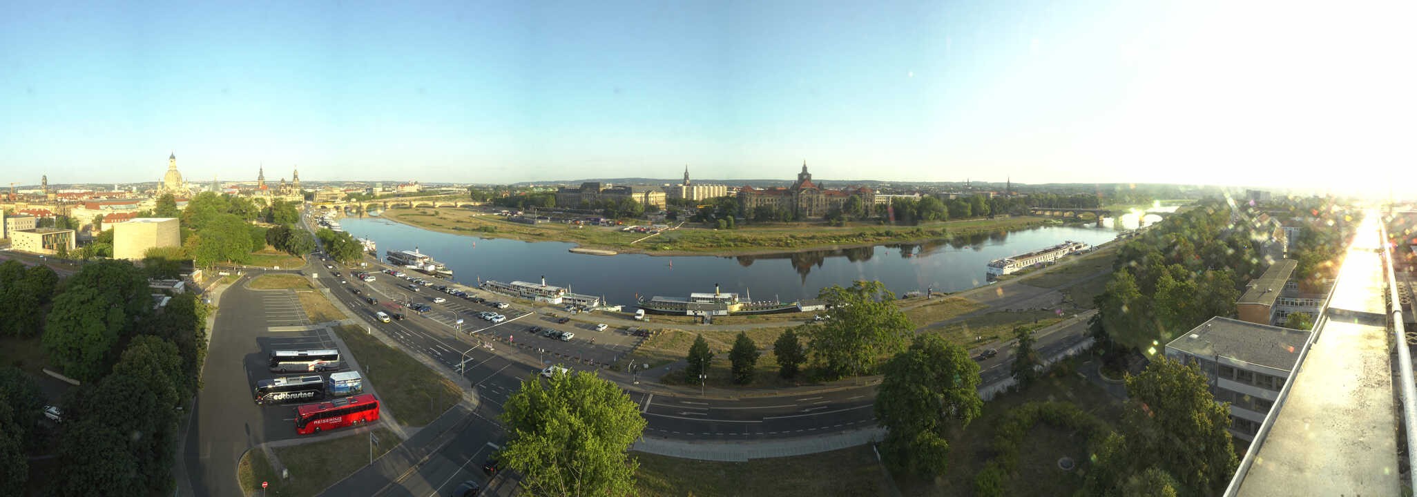 Archiv Foto Webcam Dresden - Elbpanorama