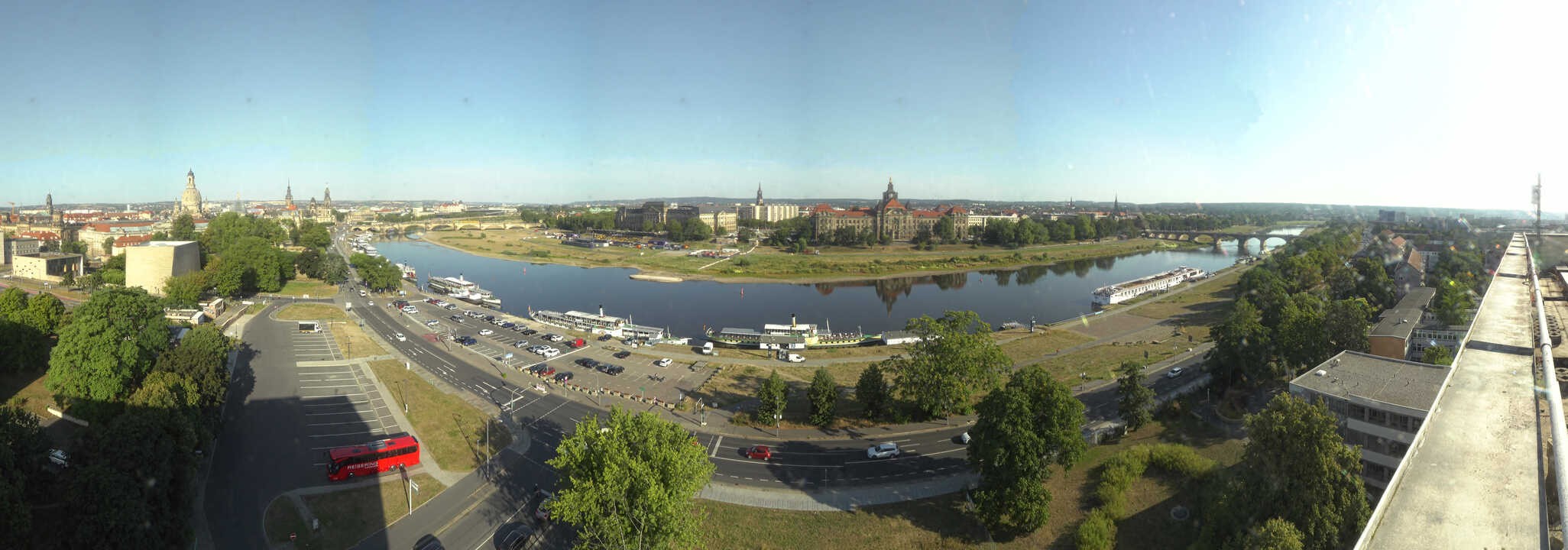 Archiv Foto Webcam Dresden - Elbpanorama