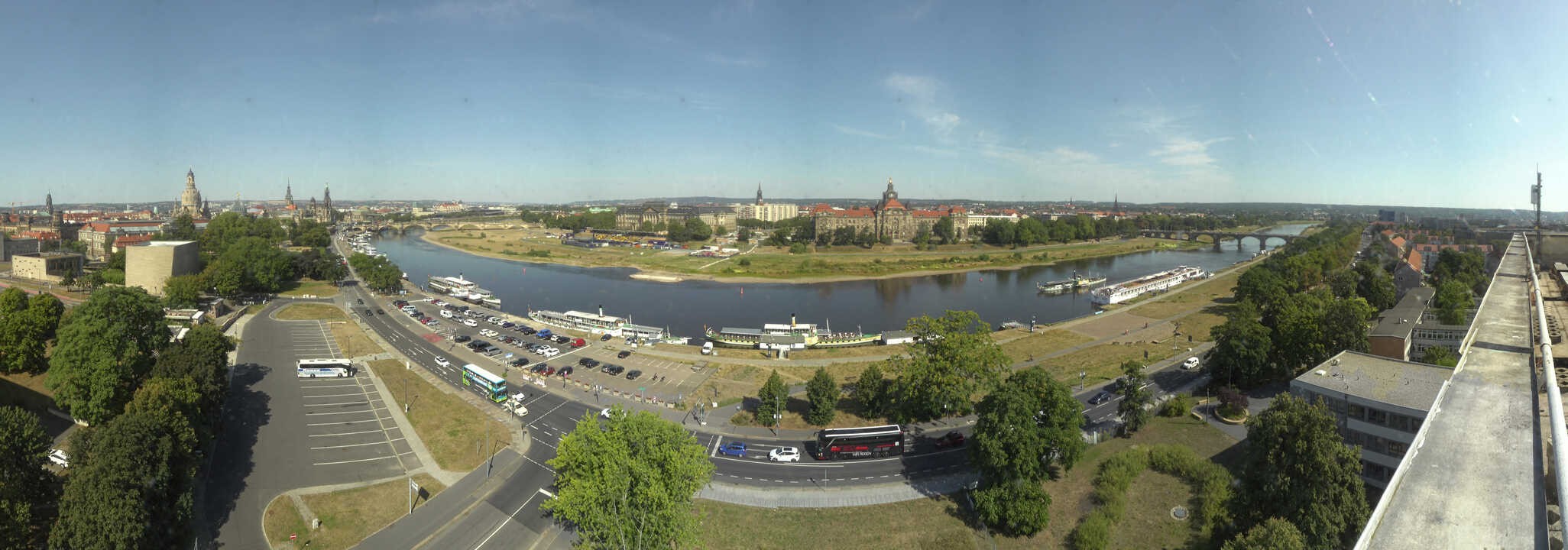 Archiv Foto Webcam Dresden - Elbpanorama