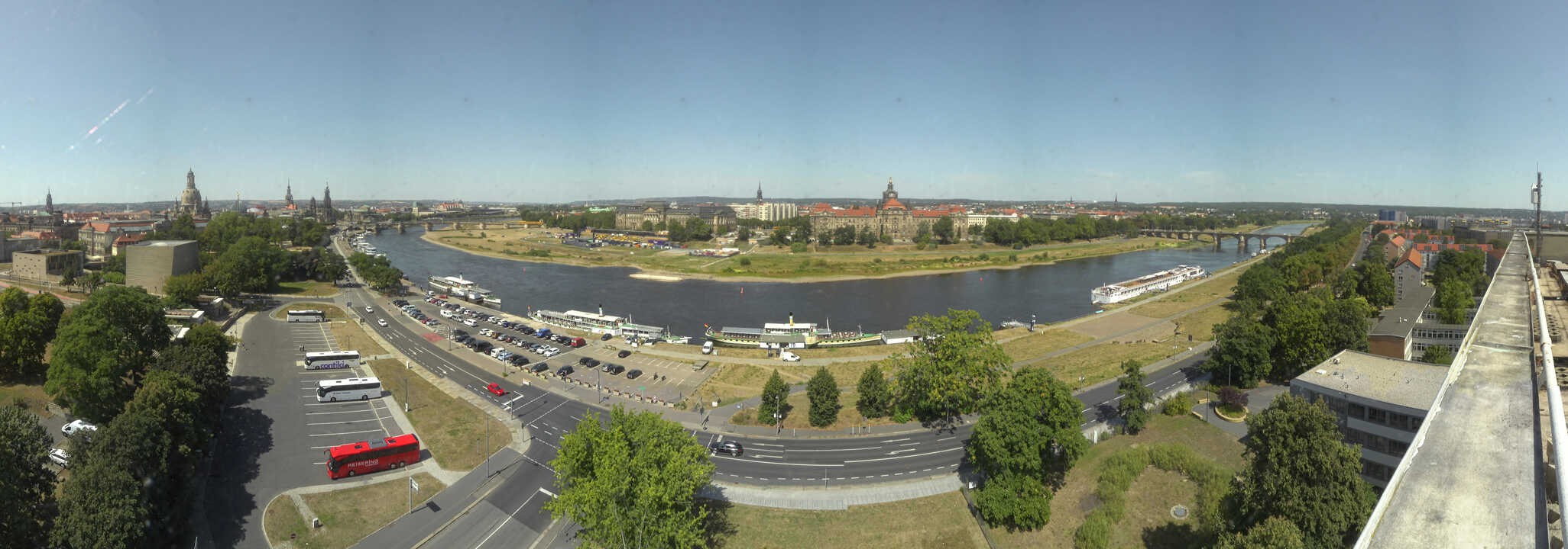 Archiv Foto Webcam Dresden - Elbpanorama