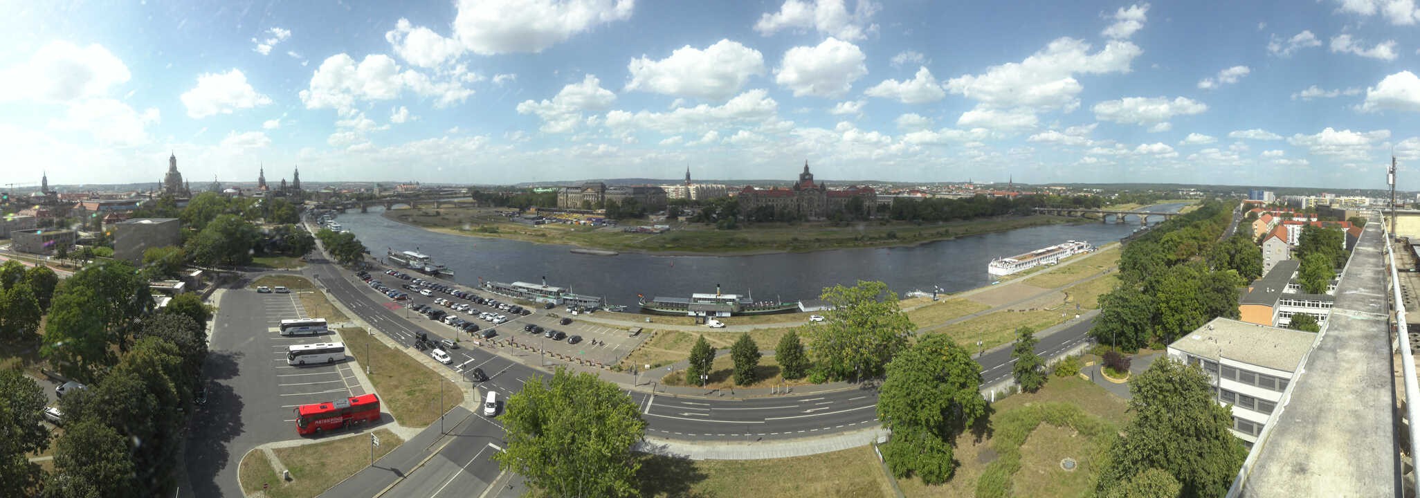 Archiv Foto Webcam Dresden - Elbpanorama