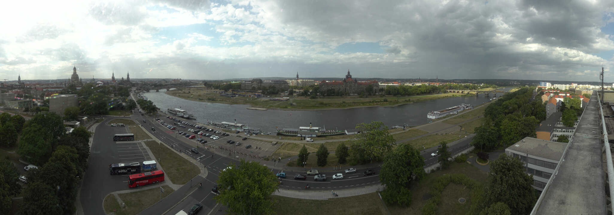 Archiv Foto Webcam Dresden - Elbpanorama