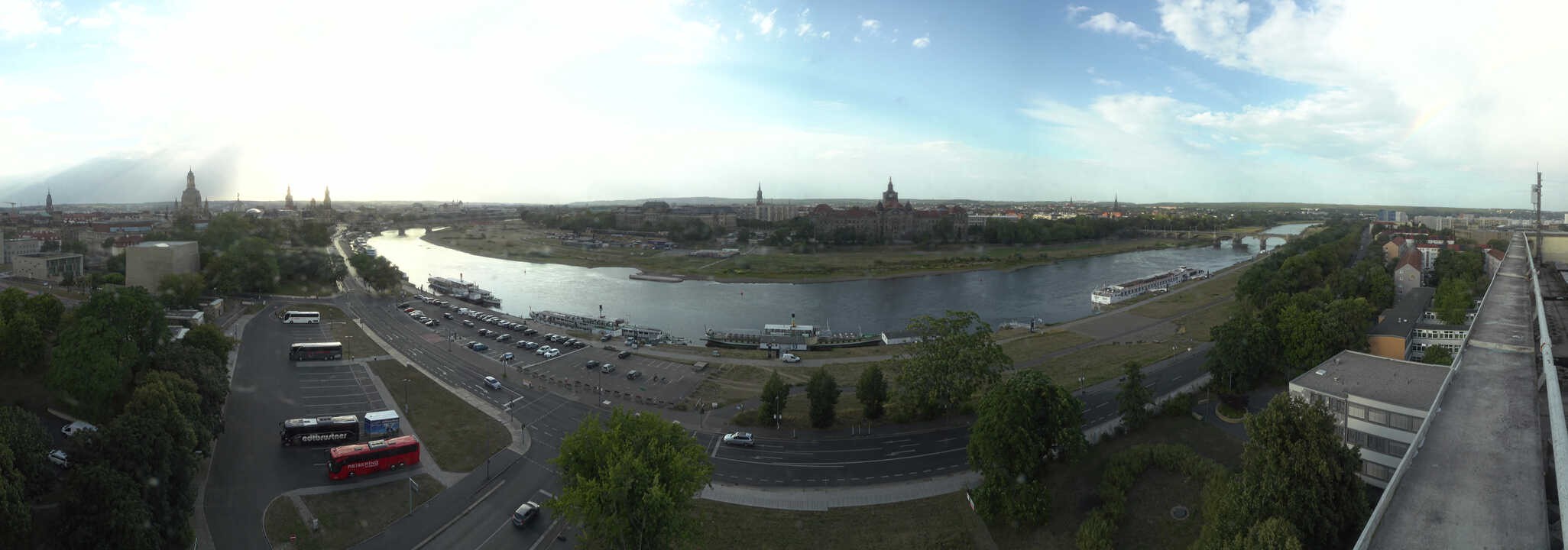 Archiv Foto Webcam Dresden - Elbpanorama
