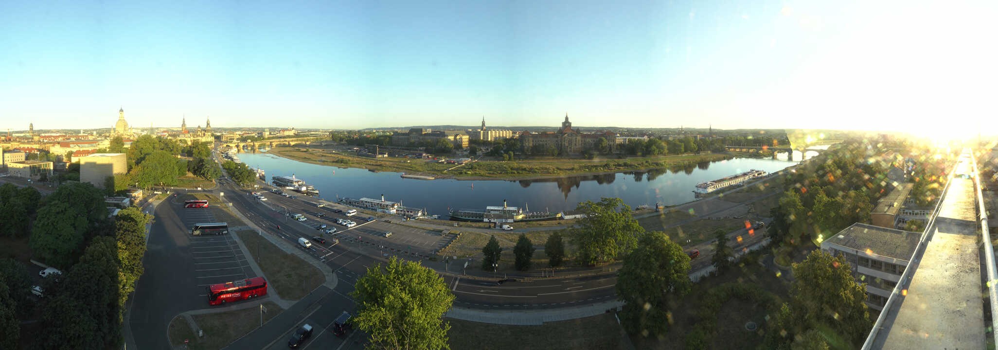 Archiv Foto Webcam Dresden - Elbpanorama
