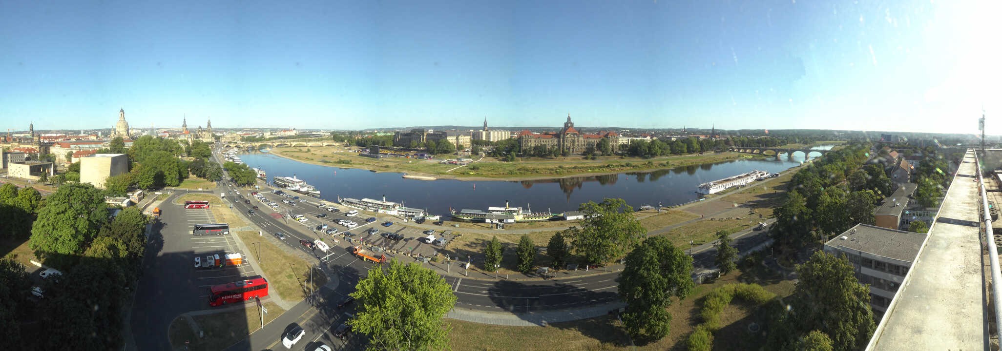 Archiv Foto Webcam Dresden - Elbpanorama