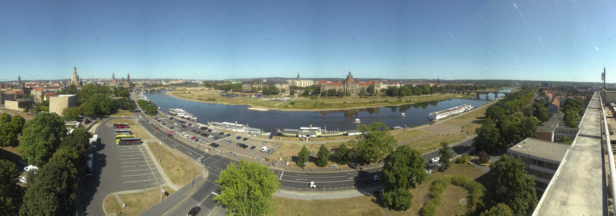 Archiv Foto Webcam Dresden - Elbpanorama